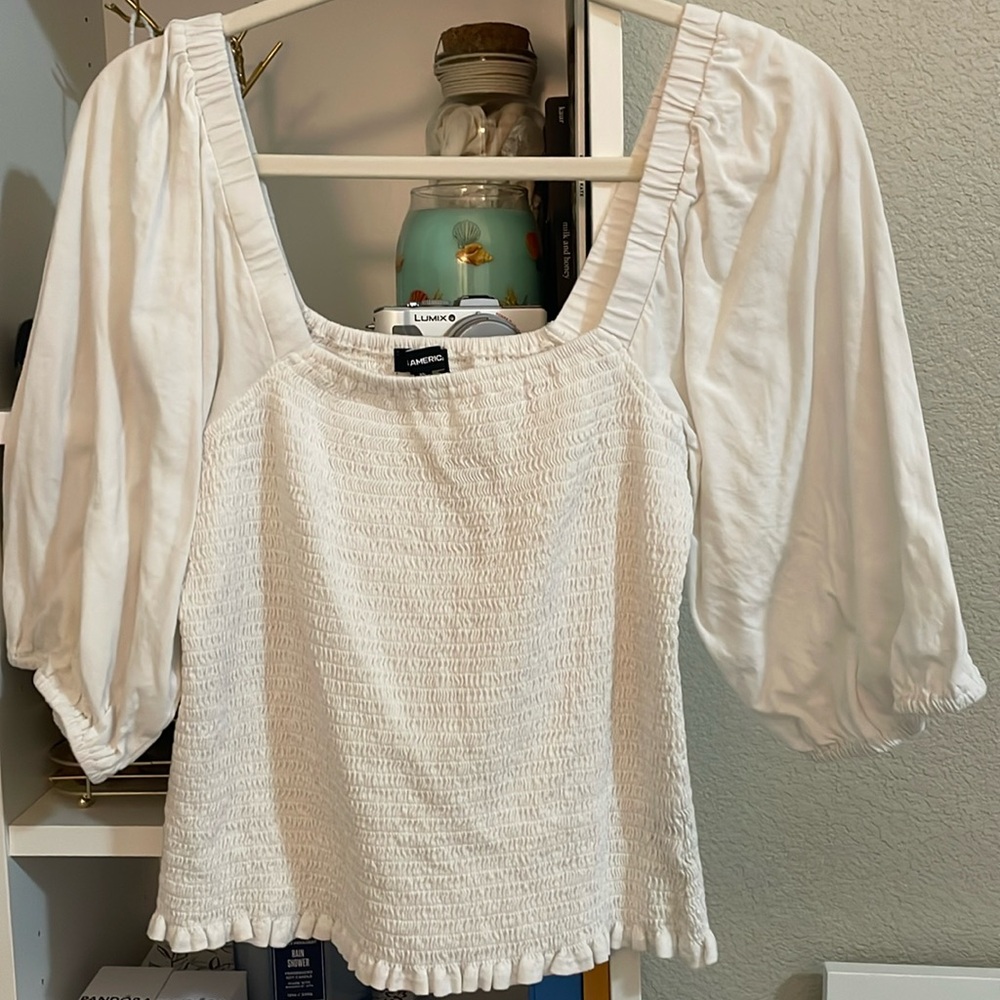 525 America Stretchy Quarter Sleeve Blouse